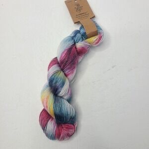 Yarn Bee Authentic Hand-Dyed Super Wash Merino Lyocell Blend – Veiled Amethyst